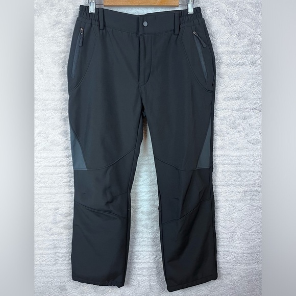 WANTDO Fleece Lined Pants Black Utility Size Large - Picture 1 of 16